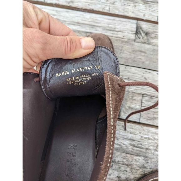 Lauren Ralph Lauren Chocolate Brown Suede Wedge Boots - Picture 8 of 8